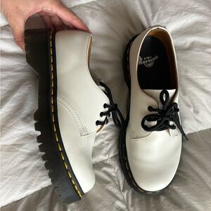 White Dr Martins Oxford
